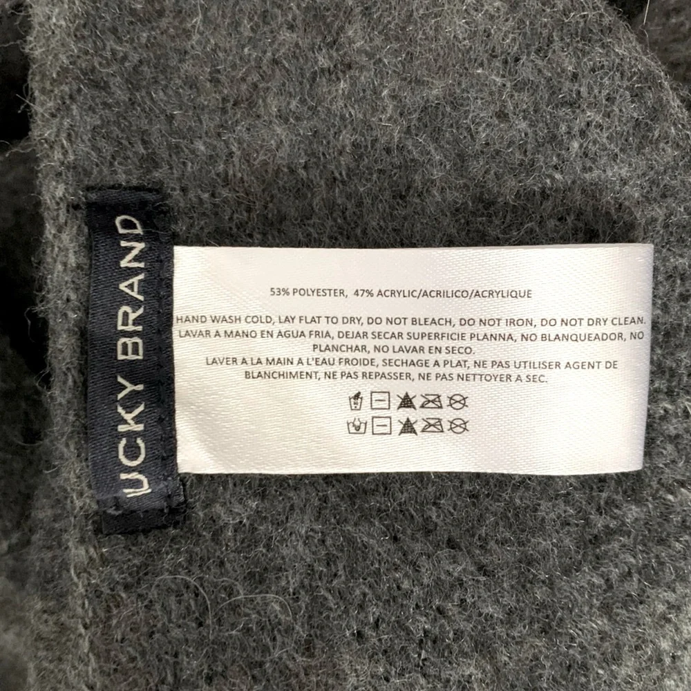 Lucky Brand Fleece Fringe Scarf